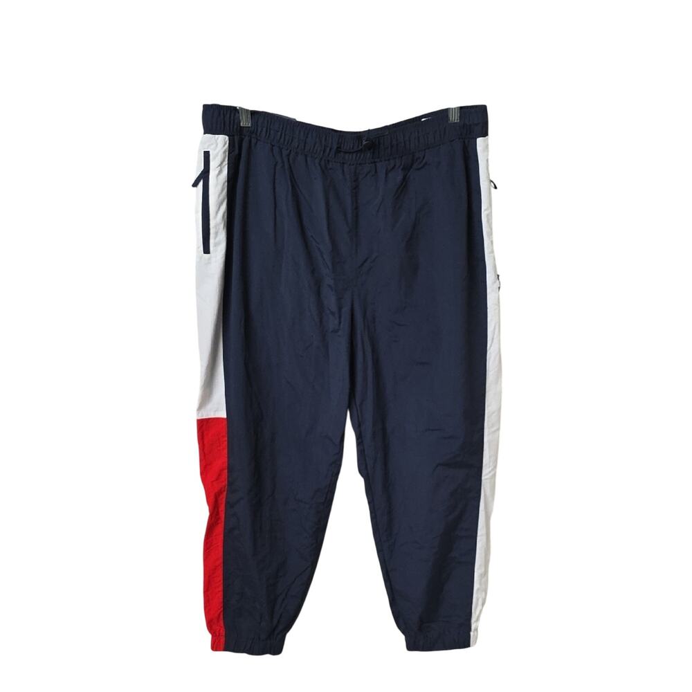 Tommy Hilfiger Archive Windpants Colorblock Red/Blue/White Joggers Mens XL NWT